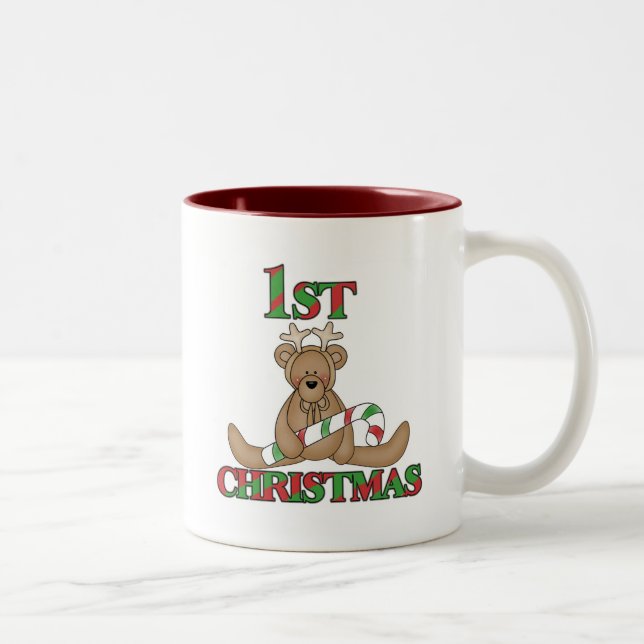 Teddy Bär Sehr 1. Weihnachtsgeschenke und Geschenk Zweifarbige Tasse (Rechts)