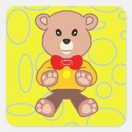 Teddy Bar Sticker