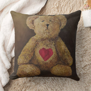 Teddy Bär Still Life Painting Pillow Kissen