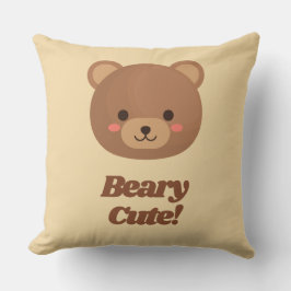 Teddy Bar Throw Kissen