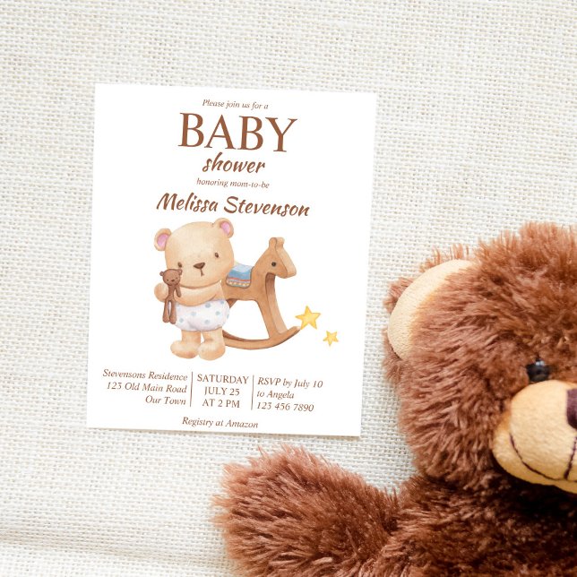 Teddy Bär Vintages Spielzeug Babydusche Budget ein (Von Creator hochgeladen)