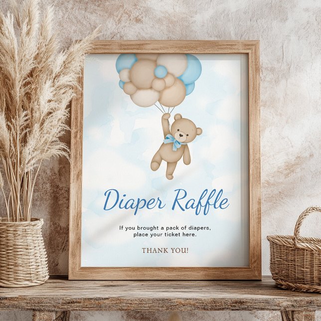 Teddy-Bär-Windeln-Raffle-Poster Poster (Von Creator hochgeladen)