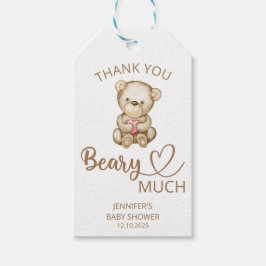 Teddy Bären Baby Bär Vielen Dank beary Geschenkanhänger