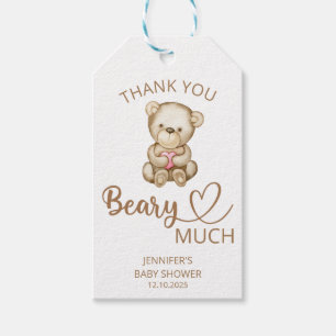 Teddy Bären Baby Bär Vielen Dank beary Geschenkanhänger