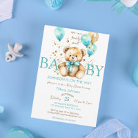 Teddy Bären Bearly Wartezeit Aqua Blau Braun Babyd