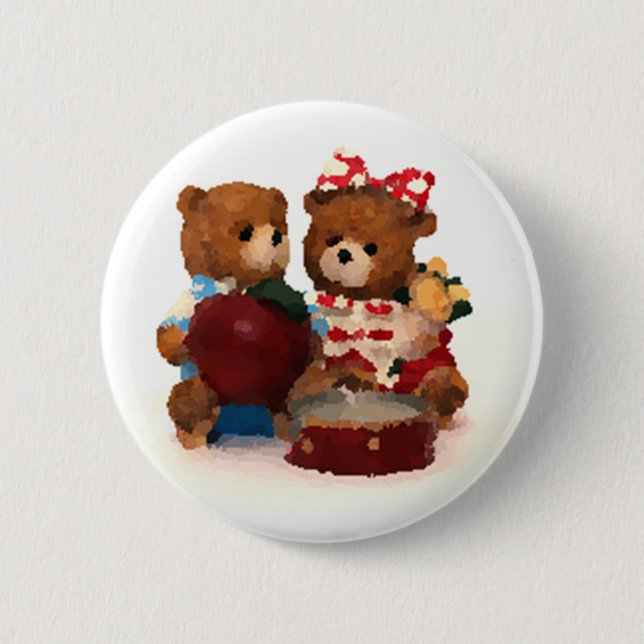 Teddy-Bären Button (Vorderseite)