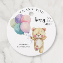Teddy Bärenballons - vielen Dank fürs Erste