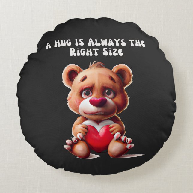 Teddy Bärengeschenke Rundes Kissen (Vorderseite)