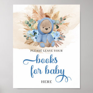 Teddy-Bärenpampas-Bücher für Kinder Poster