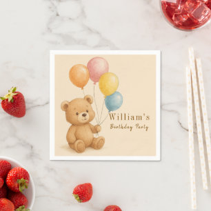 Teddy Bärenpapier Napkins Serviette
