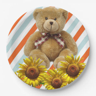 Teddy-Bärenpapier-Teller Pappteller