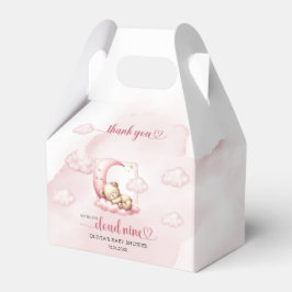 Teddy Bärenwolke 9 Pink Girl Dusche Geschenkschachtel