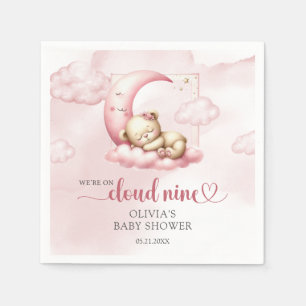 Teddy Bärenwolke 9 Pink Girl Dusche Serviette