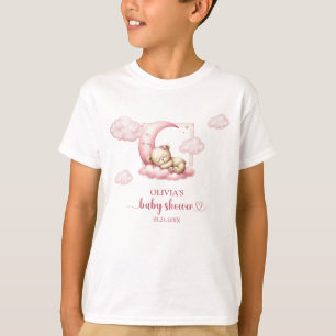 Teddy Bärenwolke 9 Pink Girl Dusche T-Shirt