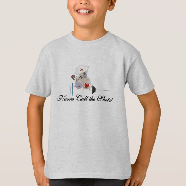 Teddy-Bärn-Krankenschwestern nennen die Schuss-T - T-Shirt (Vorderseite)