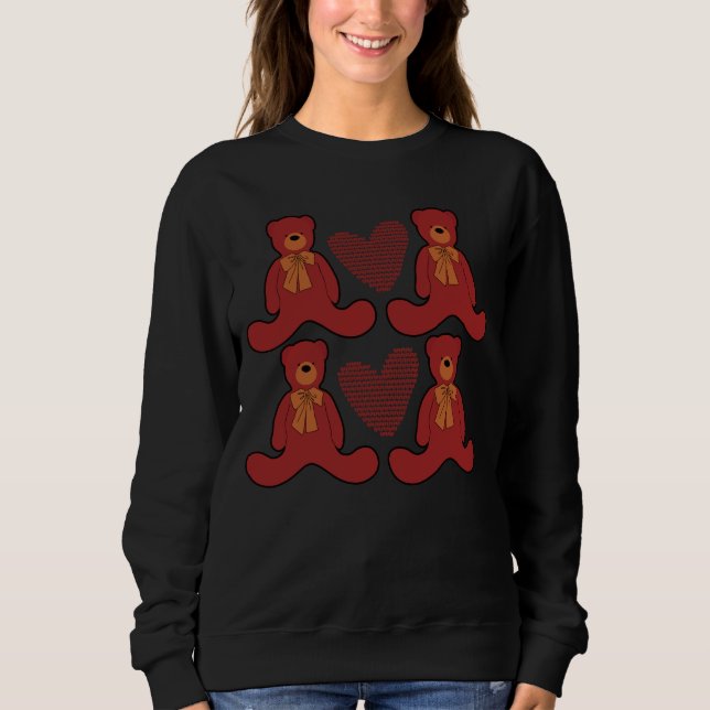 Teddy Bear #3 Sweatshirt (Vorderseite)