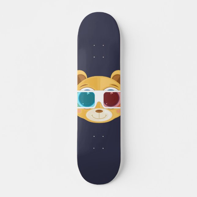 Teddy Bear - 3D Skateboard (Vorne)