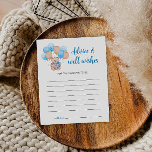 Teddy Bear Advisor Card