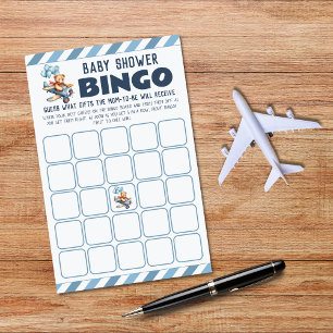 Teddy Bear Airplane Boy Baby Shooter Bingo Game