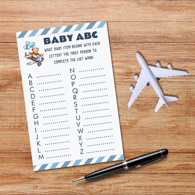 Teddy Bear Airplane Boy Baby Shooting Baby ABC (Von Creator hochgeladen)