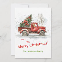 Teddy Bear Alter roter LKW Weihnachten