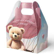 Teddy Bear and Hot Air Balloons