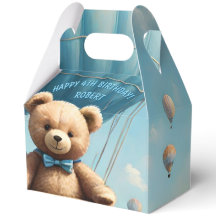 Teddy Bear and Hot Air Balloons