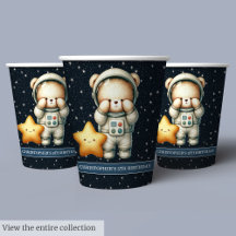 Teddy Bear Astronaut Personalisierter Junge Geburt