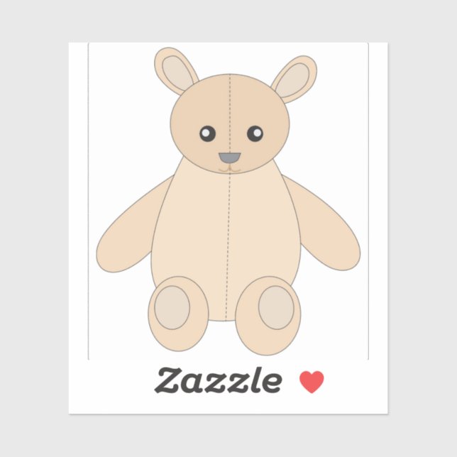 Teddy Bear Aufkleber (Blatt)