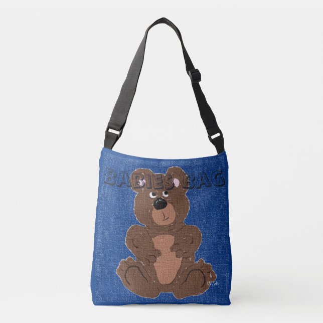 Teddy Bear Babies Bag Tragetaschen Mit Langen Trägern (Vorderseite)