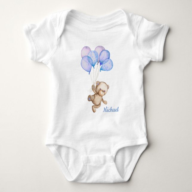Teddy Bear Baby Bear Baby Bodysuit Strampler (Vorderseite)