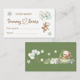 Teddy Bear Baby Bear Baby Shooting Card Begleitkarte