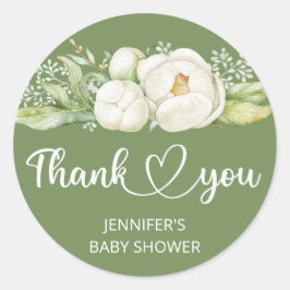 Teddy Bear Baby Bear Baby Shower Classic Round Runder Aufkleber