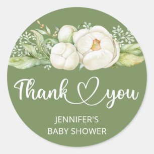 Teddy Bear Baby Bear Baby Shower Classic Round Runder Aufkleber