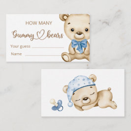 Teddy Bear Baby Bear Babydusche Begleitkarte