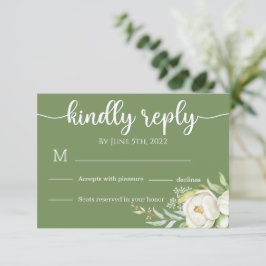 Teddy Bear Baby Bear Babydusche RSVP Karte