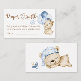 Teddy Bear Baby Bear Babydusche Windelwanne Windel Begleitkarte