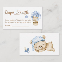 Teddy Bear Baby Bear Babydusche Windelwanne Windel Begleitkarte