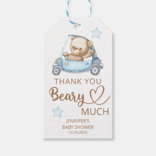 Teddy bear baby bear Danke beary vieles Geschenk T Geschenkanhänger