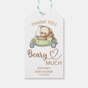 Teddy bear baby bear Danke beary vieles Geschenk T Geschenkanhänger