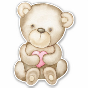 Teddy Bear Baby Bear Süße Tier Sticker