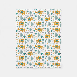 Teddy Bear Baby Blanket Fleecedecke