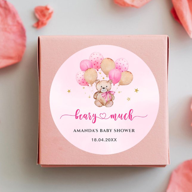 Teddy Bear Baby Classic Round Sticker (Von Creator hochgeladen)