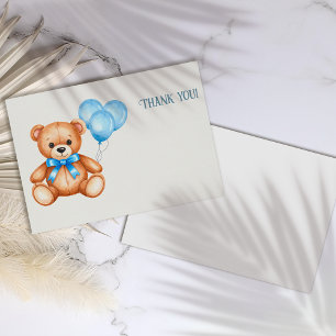 Teddy Bear Baby Dusche Dankeskarte