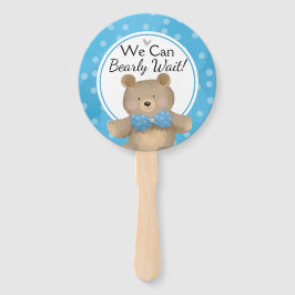 Teddy Bear Baby Dusche frühzeitig abwarten Fächer