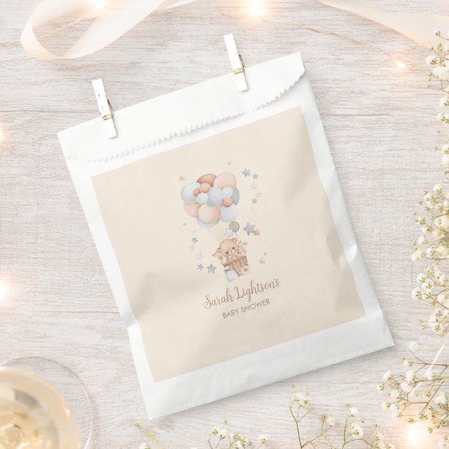 Teddy Bear Baby Dusche Geschenktütchen (Ausgeschnitten)