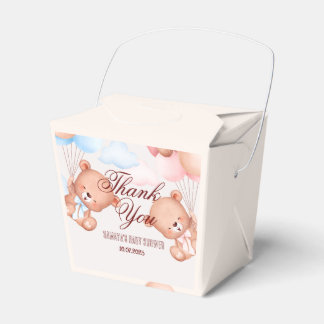 Teddy Bear Baby Dusche Vielen Dank für Ihre Unters Geschenkschachtel