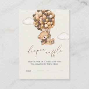 Teddy Bear Baby Duschkabine Windelwanne Verpackung Begleitkarte