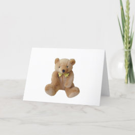 Teddy Bear Baby erwartet Schwangerschaft Dusche Li Feiertagskarte