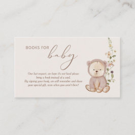 Teddy Bear Baby Shooting Books for Baby Begleitkarte